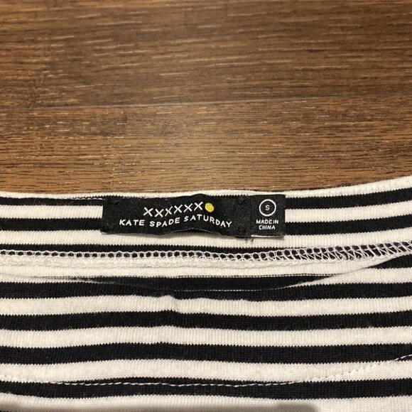 Kate Spade Saturday Striped Shift Dress 100% Cotton - Picture 4 of 10